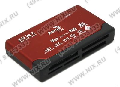   Aerocool [AT-934] USB2.0 CF/MMC/SDXC/microSDXC/xD/MS(/Pro/Duo/M2) Card Reader/Writer