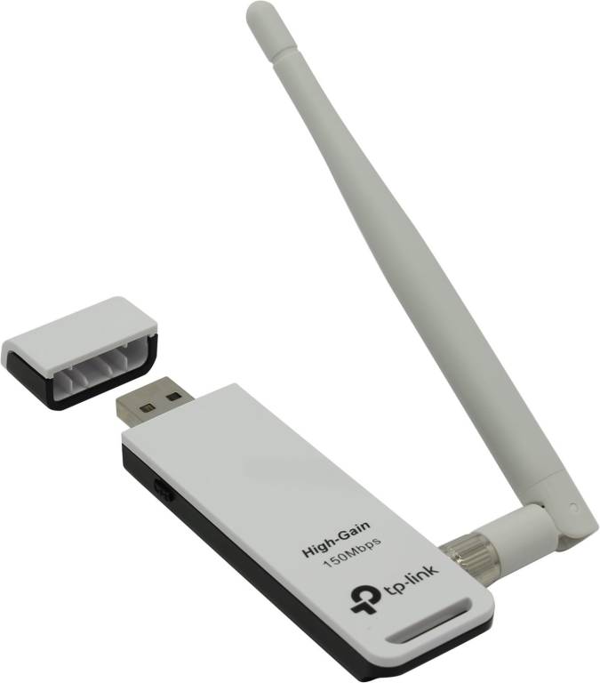    USB TP-LINK [TL-WN722N] High Gain Wireless  Adapter (802.11b/g/n, USB2.0)