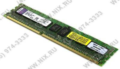    DDR3 DIMM  8Gb PC-10600 Kingston ValueRAM [KVR13LR9S4/8] ECC Registered with P