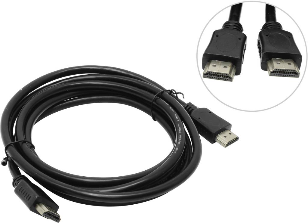 купить Кабель HDMI to HDMI (19M -19M)  2.0м v1.4 5bites [APC-005-020]