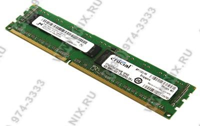    DDR3 DIMM  4Gb PC-12800 Crucial [CT4G3ERSLD8160B] ECC Registered, Low Voltage