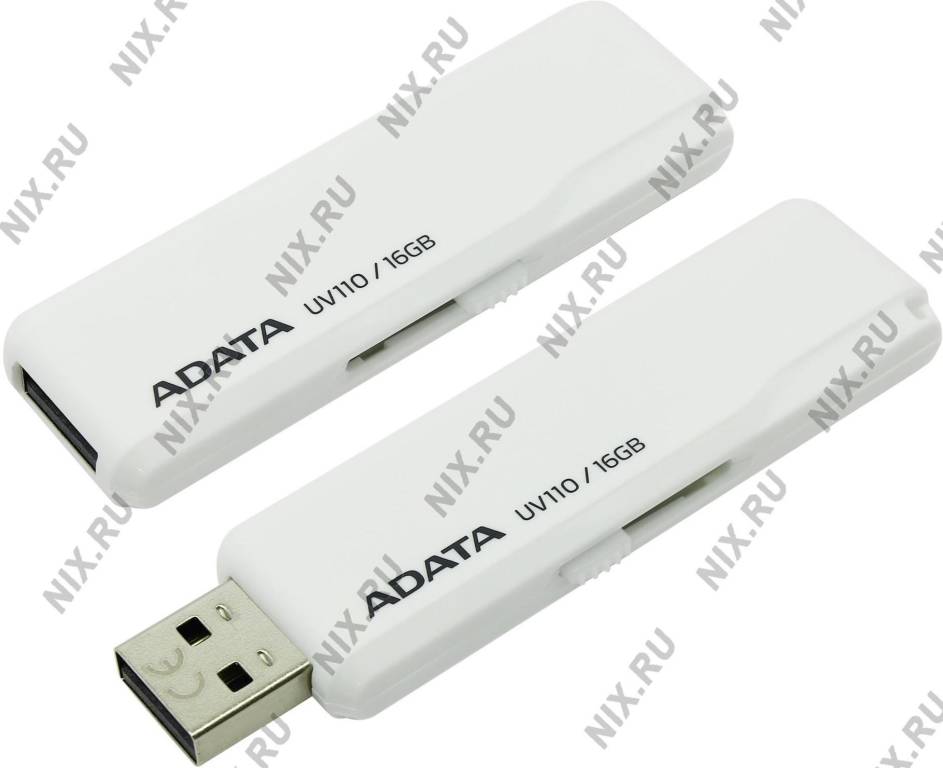   USB2.0 16Gb ADATA DashDrive UV110 [AUV110-16G-RWH]