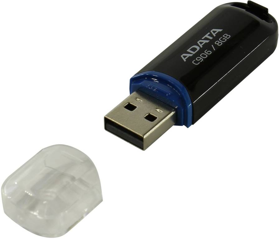   USB2.0  8Gb ADATA [AC906-8G-RBK]