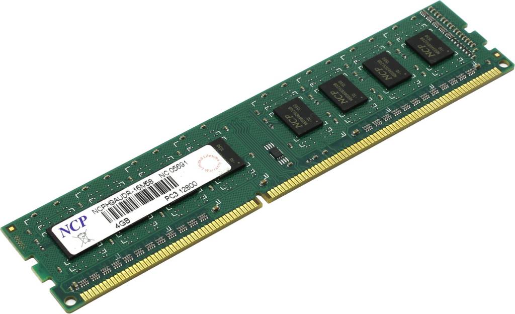    DDR3 DIMM  4Gb PC-12800 NCP