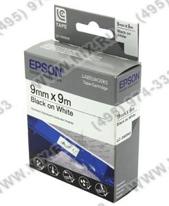    EPSON C53S624402 LC-3WBN9(9 x 9,Black on White) LabelWorks LW-300/40