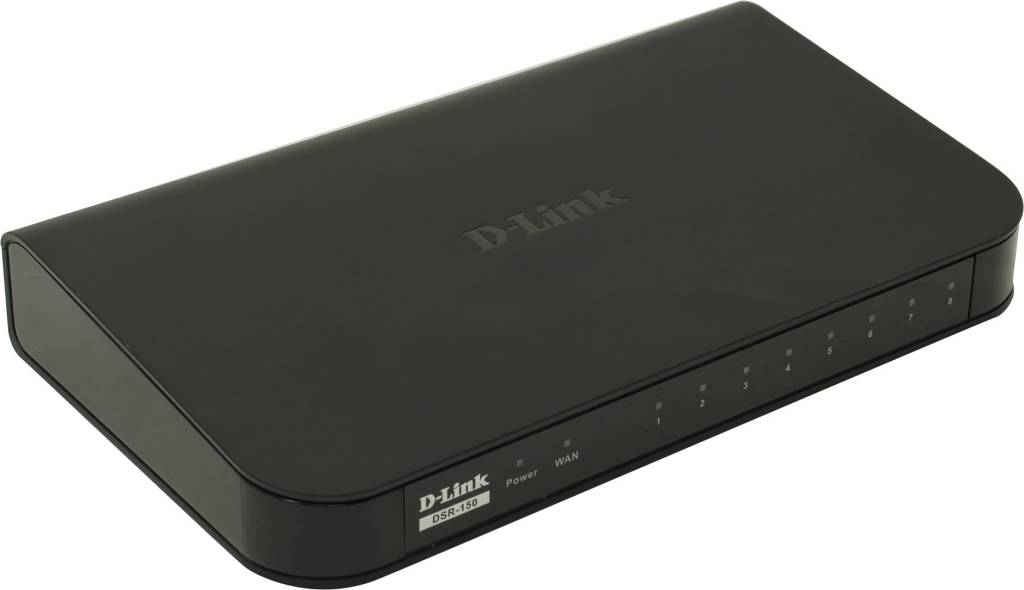   D-Link [DSR-150] Wired Services Router (8UTP 10/100Mbps, 1WAN, USB)