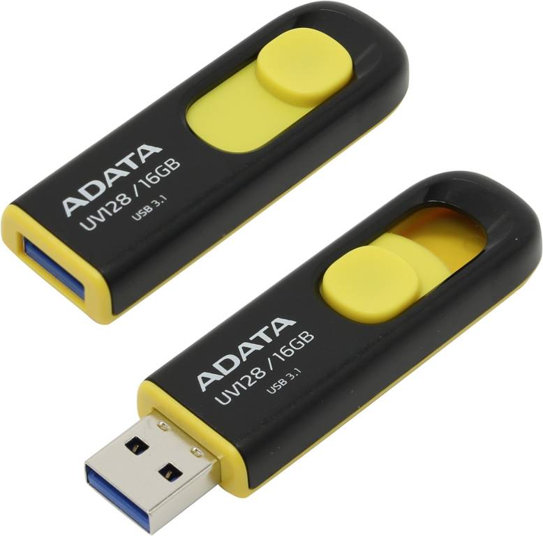   USB3.0 16Gb ADATA DashDrive UV128 [AUV128-16G-RBY]