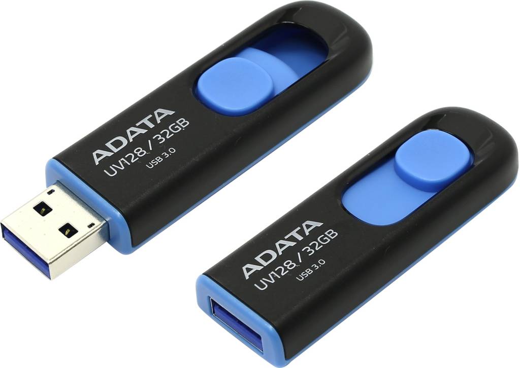   USB3.0 32Gb ADATA DashDrive UV128 [AUV128-32G-RBE]