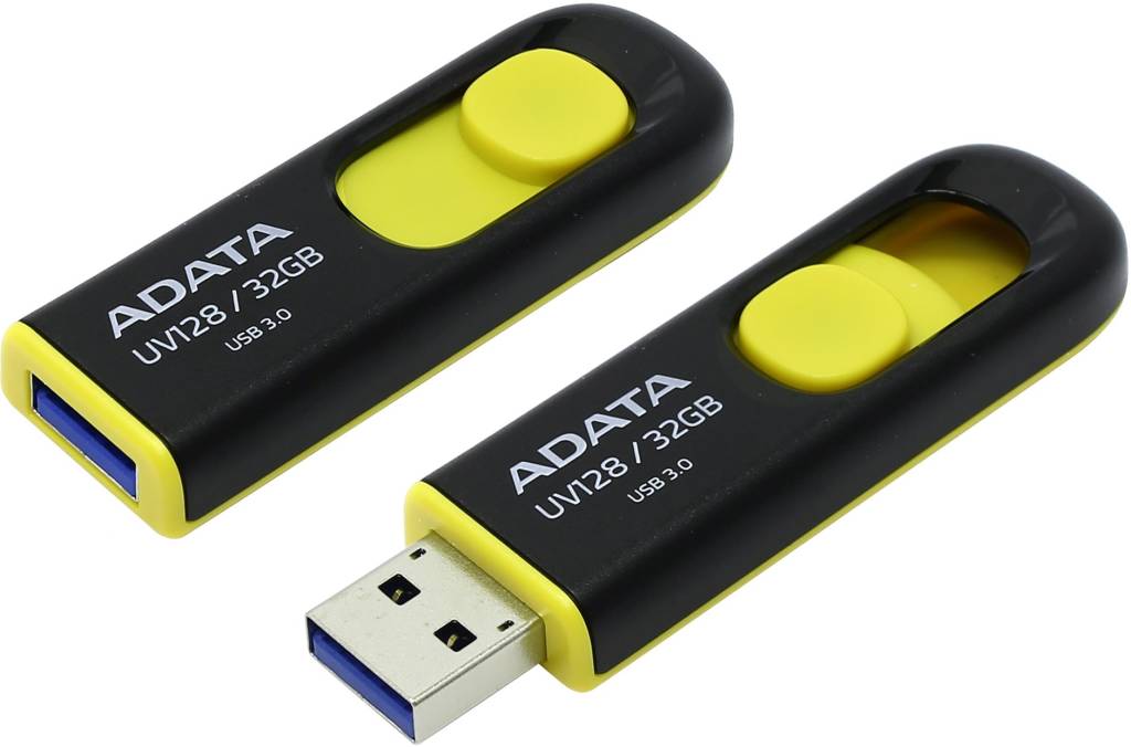   USB3.0 32Gb ADATA DashDrive UV128 [AUV128-32G-RBY]