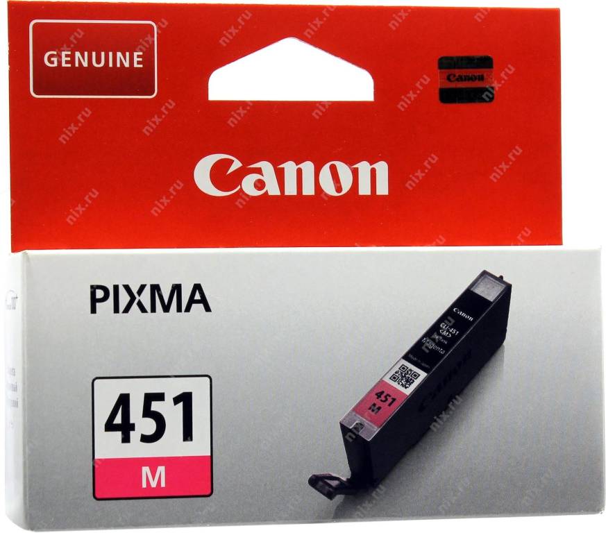 купить Картридж Canon CLI-451M (magenta) для PIXMA iP7240, MG5440/6340 (6525B001)