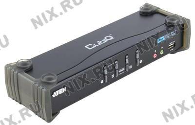 купить Переключатель ATEN [CS1764A] 4-port USB 2.0 DVI KVMP Switch (кл-ра+мышь USB+DVI+Audio+Mic)(+4 ка