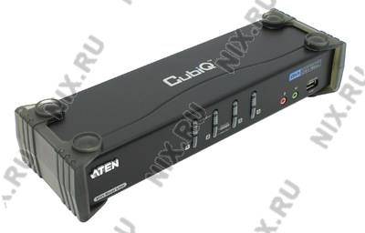купить Переключатель ATEN [CS1784A] 4-port USB DVI Dual Link KVMP(кл-ра USB+мышь USB+Dual Link DVI+Audio+Mi