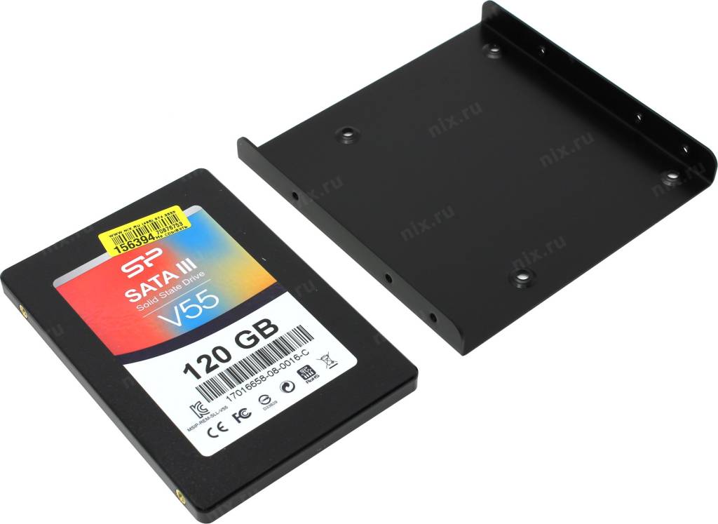   SSD 120 Gb SATA-III Silicon Power Velox V55 [SP120GBSS3V55S25] 2.5 MLC