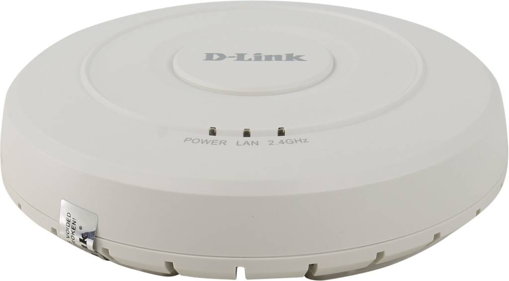    D-Link [DWL-2600AP/A1A/PC] Wireless Access Point (1UTP, 10/100Mbps PoE, 802.11n)