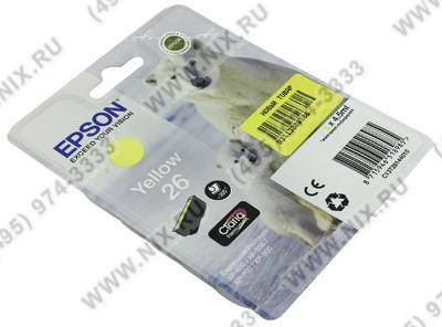   Epson T2614 (C13T26144010) 26 Yellow  WF-600/605/700/800