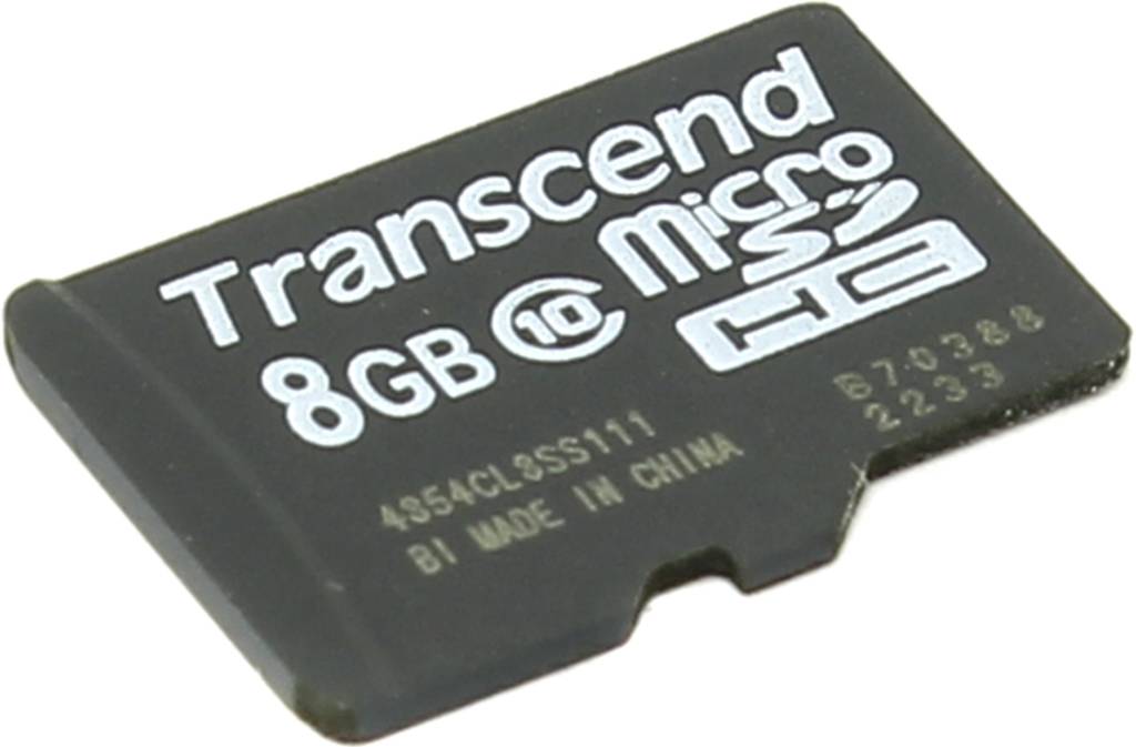    microSDHC  8Gb Transcend [TS8GUSDC10] Class10