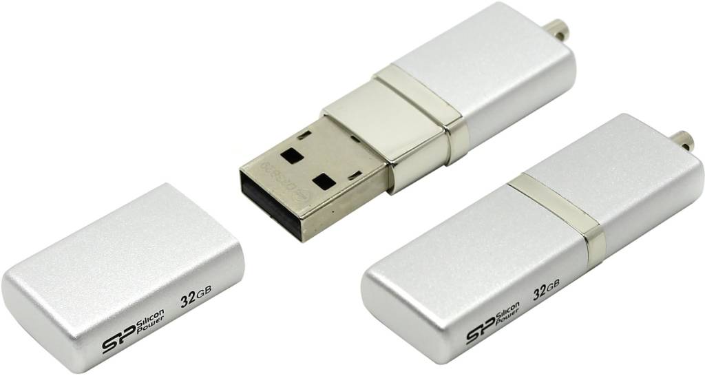   USB2.0 32Gb Silicon Power LuxMini 710 [SP032GBUF2710V1S] (RTL)