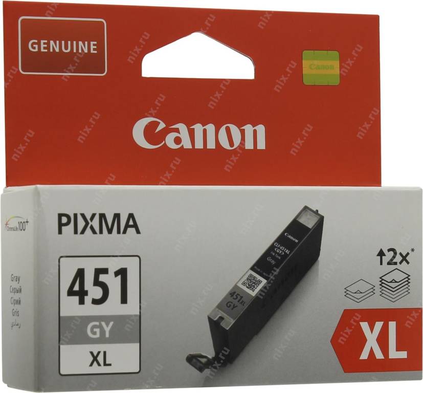   Canon CLI-451GY XL (grey)  PIXMA MG6340 ( ) (6476B001)