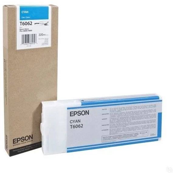 купить Картридж Epson T606200 голубой для EPS ST Pro 4880 (220 ml) (o)