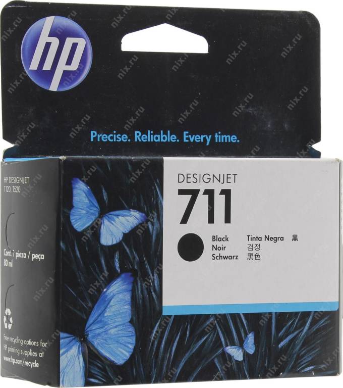купить Картридж HP CZ133A №711 Black (o) для DesignJet T120/520 (экономичный) (80 ml)