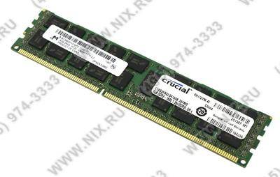    DDR3 DIMM  8Gb PC-12800 Crucial [CT8G3ERSLD4160B] ECC Registered, Low Voltage