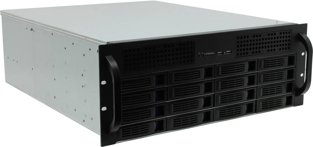   ATX Server Case 4U Procase [ES416S-SATA3-B-0] Black 16xHotSwapSAS/SATA,  