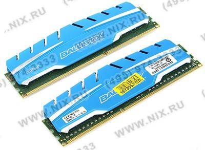    DDR3 DIMM  8Gb PC-14900 Crucial Ballistix Sport XT[BLS2C4G3D18ADS3CEU] KIT2*4Gb CL1