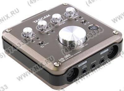    TASCAM US-366(RTL)(Analog 4in/2out  2in/4out,S/PDIF in/out,24Bit/192kHz,USB2.0)