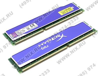    DDR3 DIMM 16Gb PC-12800 Kingston HyperX Blu [KHX16C10B1K2/16X] KIT 2*8Gb CL10