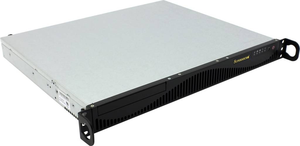   ATX Server Case SuperMicro [CSE-512F-350B] Black 350W (24+) 1U RM