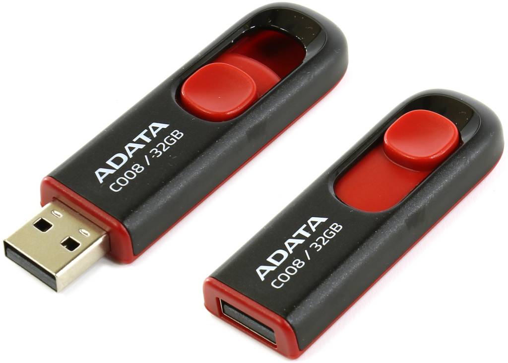   USB2.0 32Gb ADATA [AC008-32G-RKD]