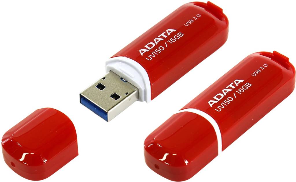   USB2.0 16Gb ADATA DashDrive UV150 [AUV150-16G-RRD]