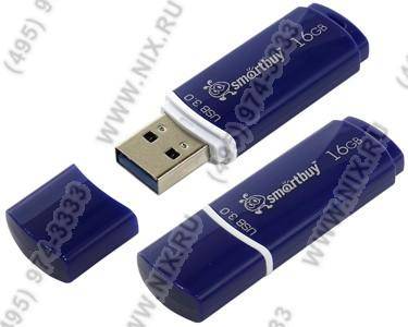   USB3.0 16Gb SmartBuy Crown [SB16GBCRW-Bl] (RTL)