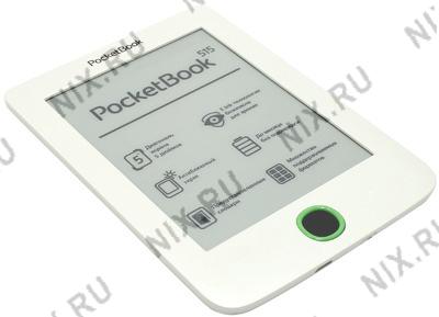    Pocketbook 515 [White] (5, 800x600, 4Gb, FB2/PDF/DJVU/RTF/PRC/CHM/EPUB/DOCX/FB2.Z