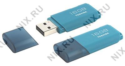   USB2.0 16Gb Toshiba TransMemory [THNU16HAYAQUA(BL5] (RTL)