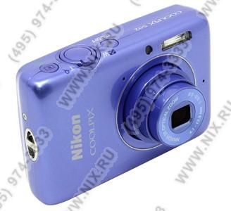    Nikon CoolPix S02[Blue](13.2Mpx,30-90mm,3x,F3.3-5.9,JPG,7.3Gb,2.6,USB2.0,AV,HDMI,Li
