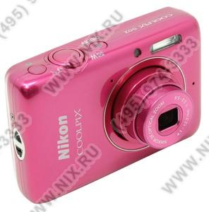    Nikon CoolPix S02[Pink](13.2Mpx,30-90mm,3x,F3.3-5.9,JPG,7.3Gb,2.6,USB2.0,AV,HDMI,Li