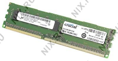    DDR3 DIMM  4Gb PC-12800 Crucial [CT51272BD160B] CL11 ECC, Low Voltage
