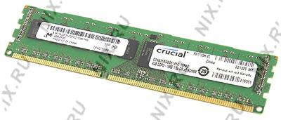    DDR3 DIMM  4Gb PC-15000 Crucial [CT4G3ERSDD8186D] CL13 ECC Registered