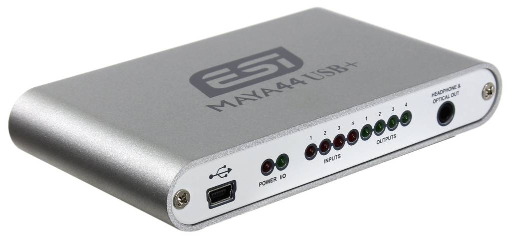    USB ESI MAYA44 USB+ (RTL) (Analog 4in/4out, S/PDIF Out, 18Bit/20Bit/48kHz AD/DA, USB)