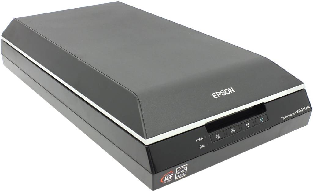   Epson Perfection V550 Photo (CCD, A4 Color, 6400dpi, USB2.0, Film adapter)