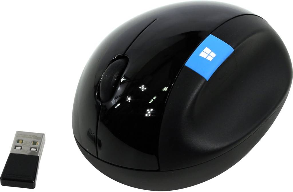   Bluetooth Microsoft Wireless Sculpt Ergonomic Mouse (RTL) 5.( ) [L6V-00005]
