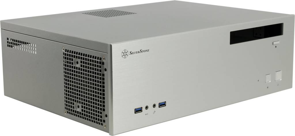   MicroATX Desktop SilverStone Grandia GD04 [SST-GD04S-USB3.0] Silver  