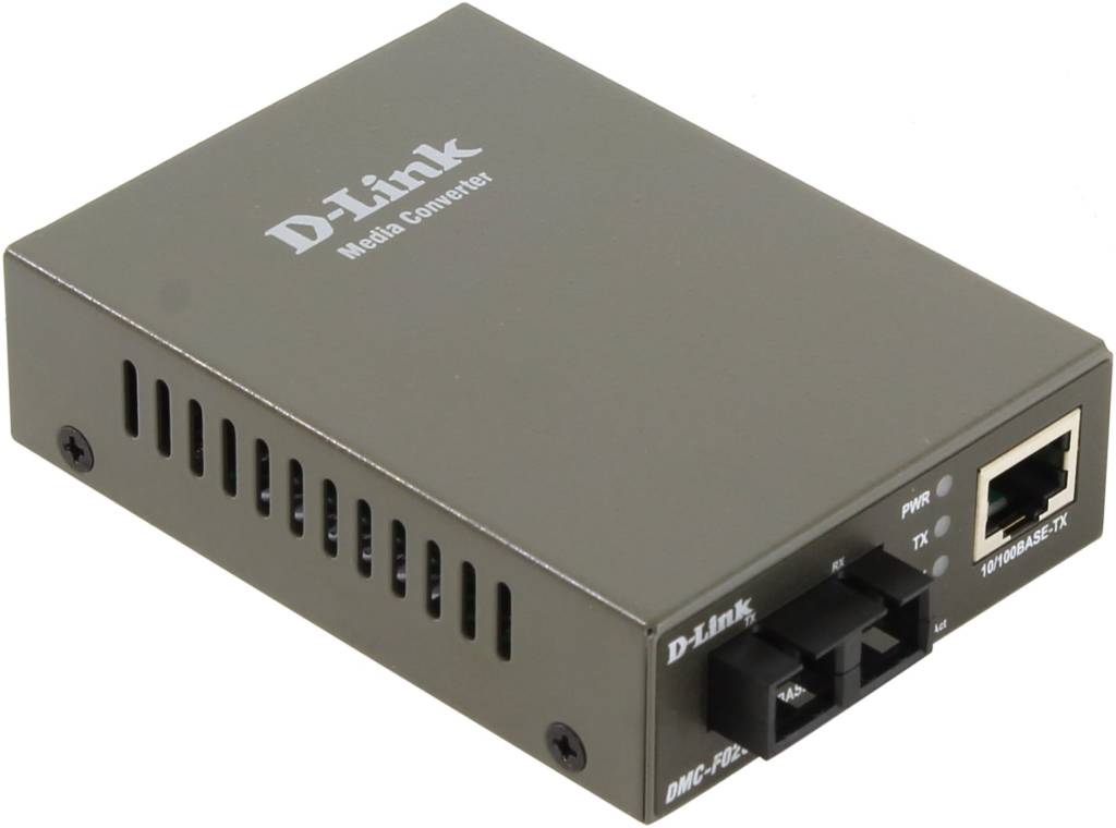 купить Медиаконвертер D-Link [DMC-F02SC/A1A] 10/100Base-TX to MM 100Base-FX конвертер (1UTP, 1 SC)
