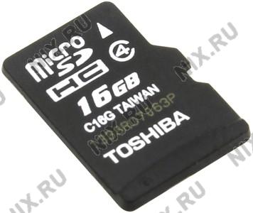    microSDHC 16Gb Toshiba [SD-C16GJ(BL5] High Speed Standard Class4
