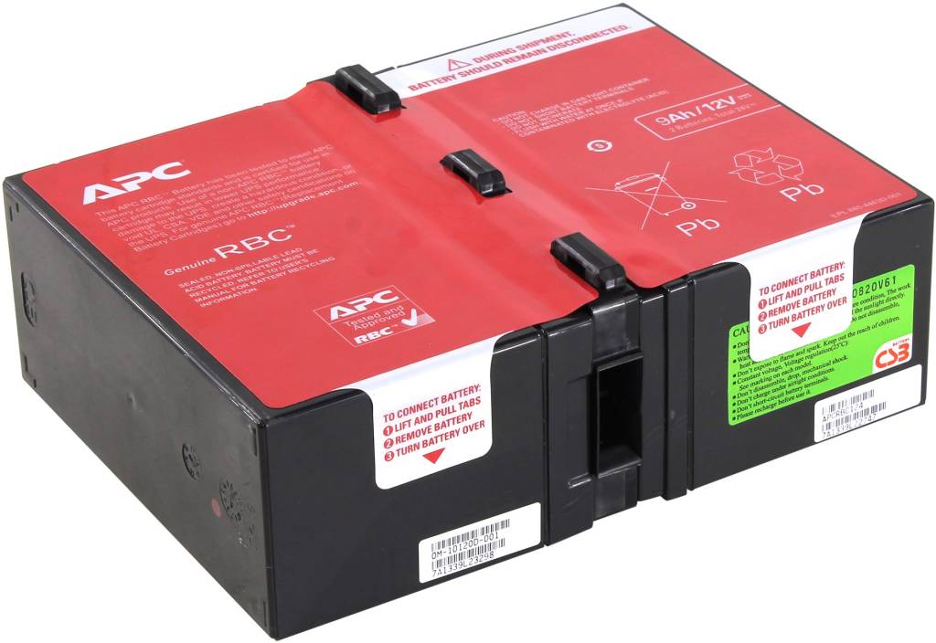 купить Батарея аккумуляторная APC [RBC124] Replacement Battery для SMC1000I-2U, BR1500GI, BR1200G-RS