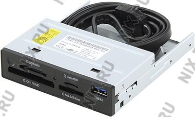   Sema[SFD-321F/T81UB Black]3.5 Internal USB3.0 CF/MD/MMC/SD/microSD/MS(/Pro/Duo)Card Reader/
