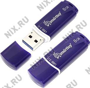   USB3.0  8Gb SmartBuy Crown [SB8GBCRW-Bl] (RTL)