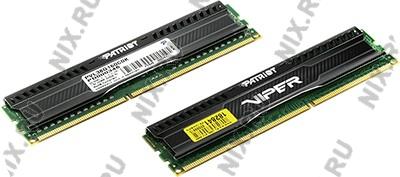    DDR3 DIMM  8Gb PC-12800 Patriot Viper [PVL38G160C0K] KIT 2*4Gb CL10