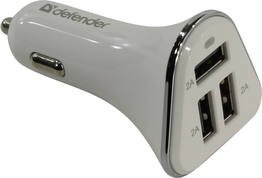   USB  Defender UCA-04 [83512] (.12V, .5V, 1000mA, 2xUSB)